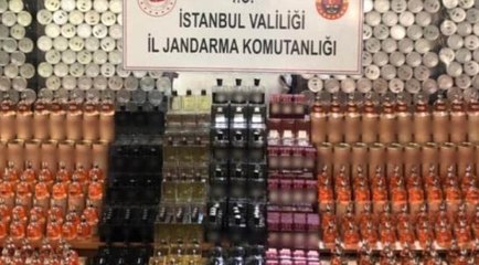 Jandarmadan sahte parfüm operasyonu