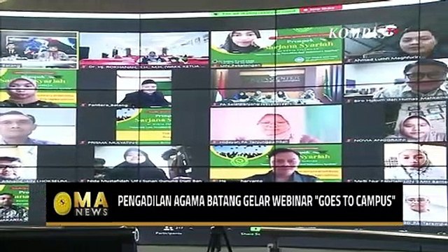 Dorong Mahasiswa Fakultas Syariah dan Hukum, Pengadilan Agama Batang Gelar Webinar Goes to Campus