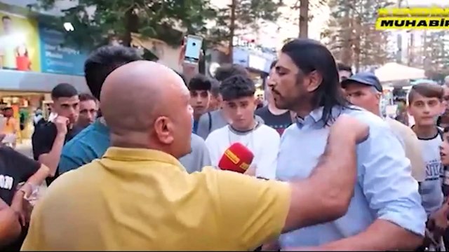 Almanya'dan gelen AKP'li gurbetçi herkesi çileden çıkardı
