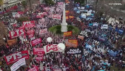 احتجاجات ضد الحكومة في الأرجنتين والرئيس يدعو للوحدة