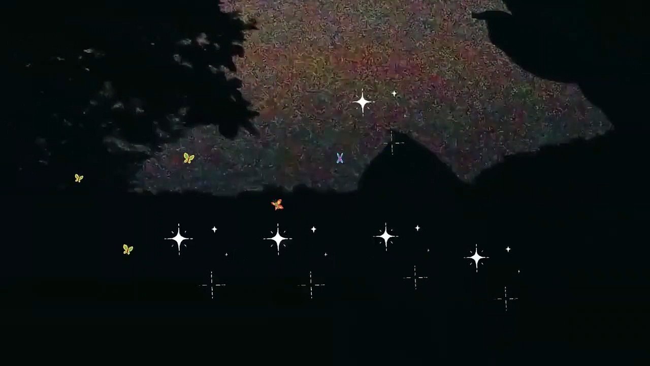 Nature Sounds, Night Animals Sounds, Crickets Sounds on The Fields at Cloudy Night