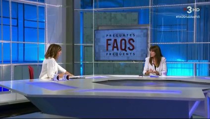 Borràs es entrevistada en el programa 'FAQS' de TV3