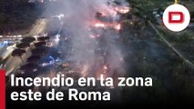 El incendio que se propagó en la zona este de Roma está controlado