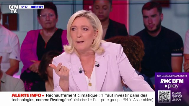Marine Le Pen: Les sanctions ont enrichi la Russie, est surtout elles sanctionnent plus les Français