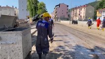 KASTAMONU - Türkiye'nin dört bir yanından gelen AFAD gönüllüleri Bozkurt'u yeniden temizledi