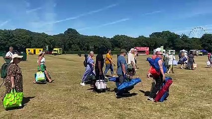 Download Video: Gig-goers return to Bents Park for the first free Sunday concert of the summer