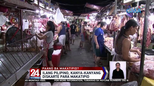 Ilang pilipino, kanya-kanyang diskarte para makatipid | 24 Oras Weekend