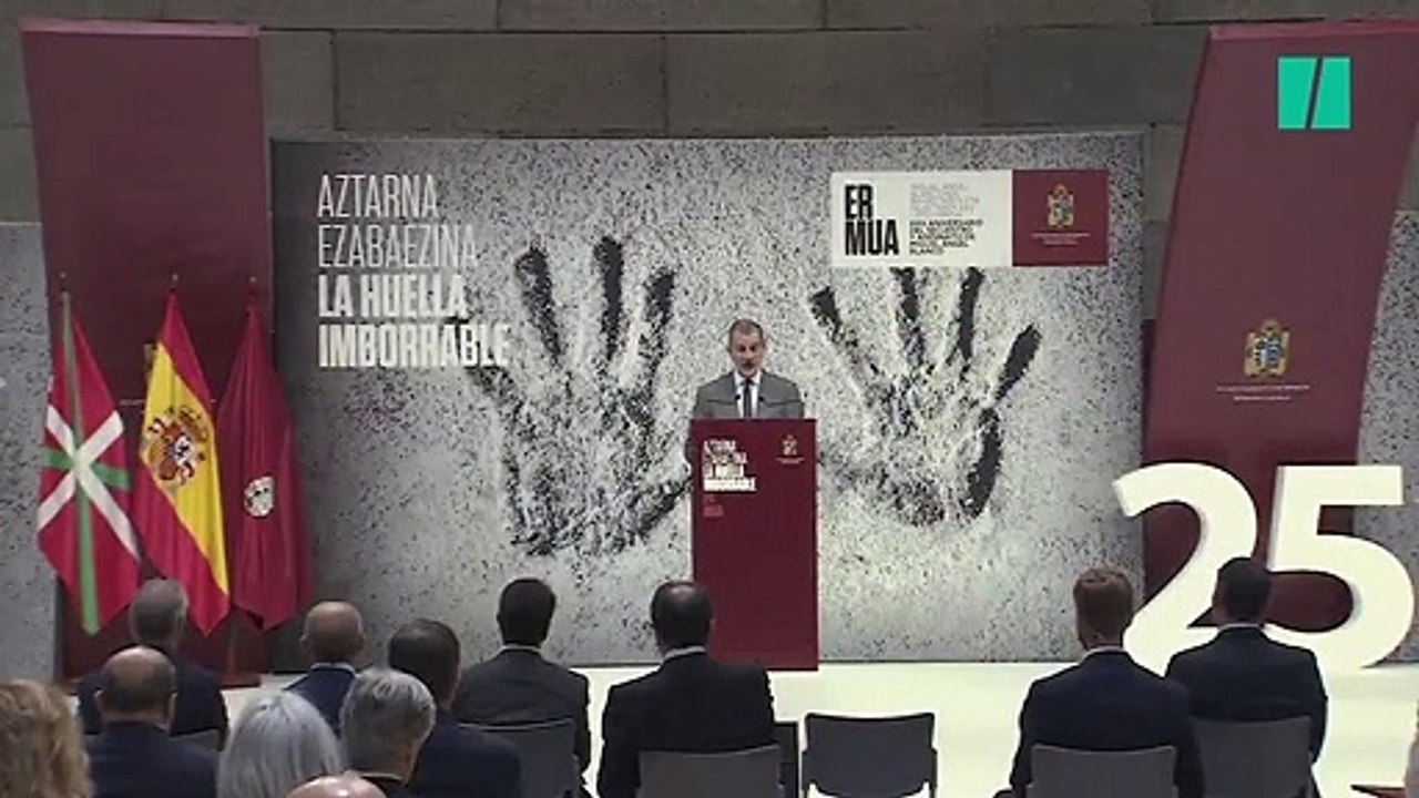 Felipe VI: "Nunca podré olvidar aquel 14 de julio de 1997. Yo tenía 29 años, la misma edad que Miguel Ángel Blanco"