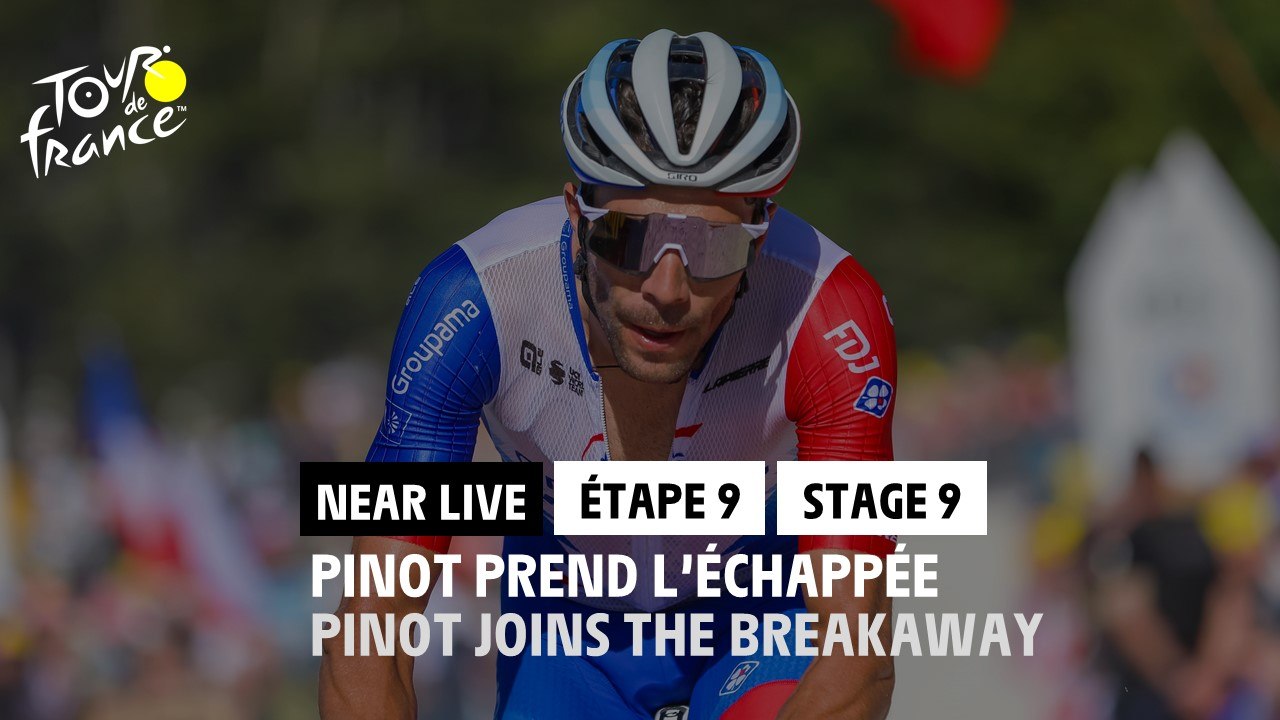 Pinot est dans l'échappée / Pinot joins the breakaway - Étape 9 / Stage 9 - #TDF2022