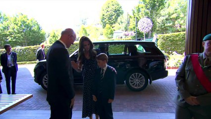 Prince George joins Kate and Will for men's Wimbledon final