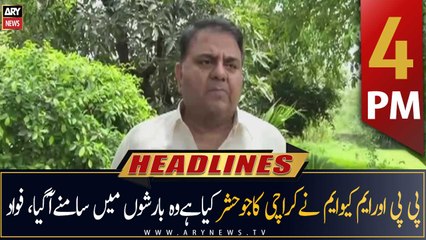 ARY News Headlines | 4 PM | 10th July 2022