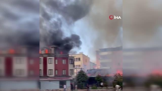 Artvin'de 3 yıldızlı otelde korkutan yangın