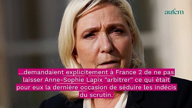 Anne-Sophie Lapix : ce qu’elle a pensé de son éviction par Emmanuel Macron du débat de l’entre-deux-tours