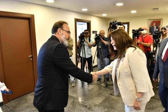 İYİ Parti'de siyasi partiler arası bayramlaşma töreni gerçekleştirildi