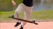 Guy Flips Longboard Multiple Times While Skating on it