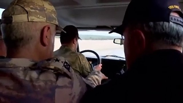 Basın danışmanı paylaştı: Bakan Akar ve Genel Kurmay Başkanı Yaşar Güler, Süleyman Şah Türbesi yolunda