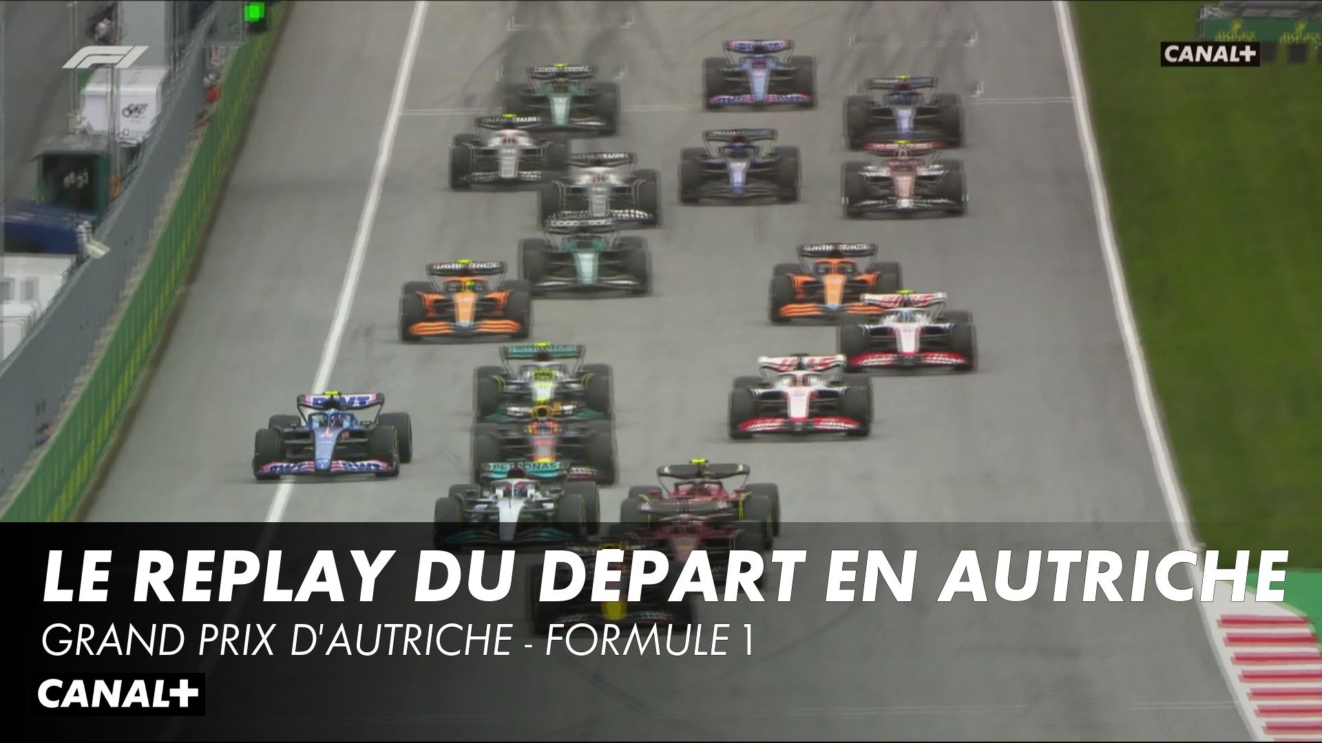 Le replay du départ en Autriche - Grand Prix d'Autriche - F1 - Vidéo  Dailymotion