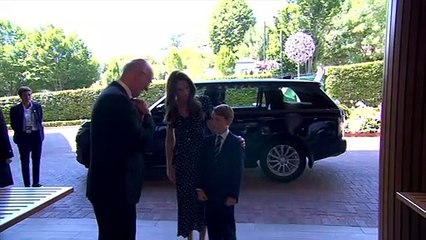 Prince George joins Kate and Wills for men's Wimbledon final