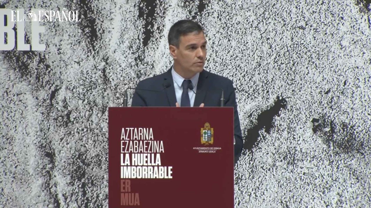 Pedro Sánchez recuerda el "espíritu de Ermua" tras el asesinato de Miguel Ángel Blanco que marcó "un antes y un después"