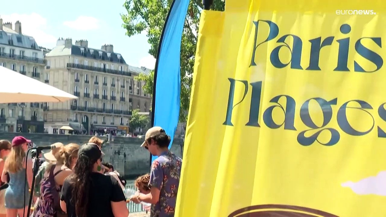 Heiß begehrt in der Hitzewelle: Stadtstrand Paris Plage noch bis zum 21. August