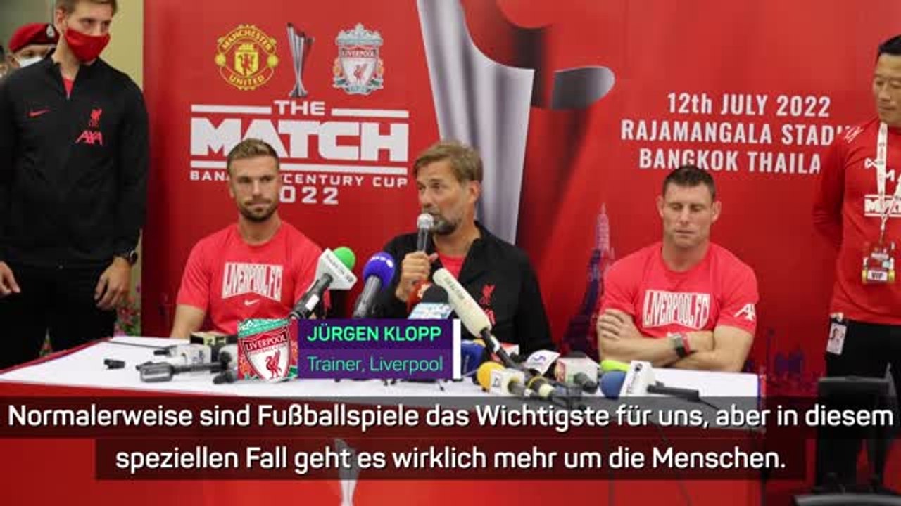 Klopp: 'Gibt kein Freundschaftsspiel gegen United'