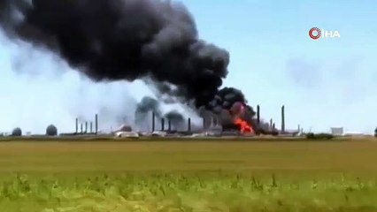 ABD'de doğal gaz tesisinde yangın