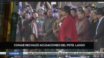 teleSUR Noticias 11:30 10-07: Conaie rechaza acusaciones de Lasso