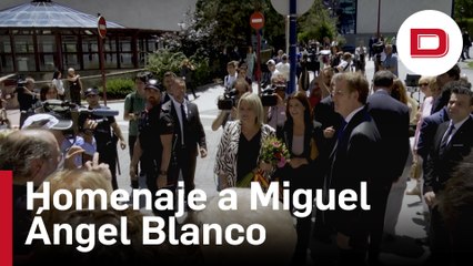 Ermua acoge el homenaje a Miguel Ángel Blanco 25 años después de su asesinato