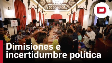 Las dimisiones e incertidumbre política marcan a Sri Lanka tras las manifestaciones
