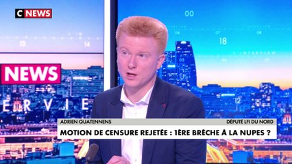 Adrien Quatennens : «La République n’est pas en danger, seul le macronisme l’est»