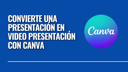 Convertir una presentación en video presentación