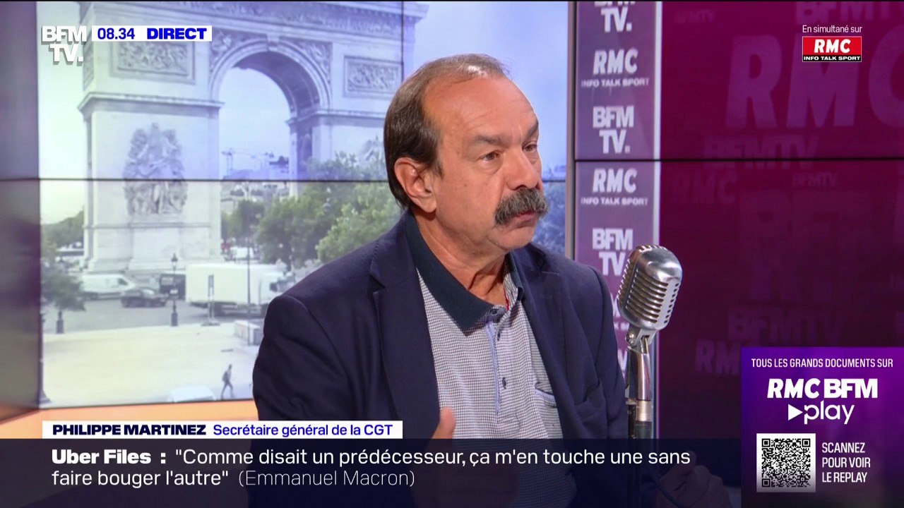 "Les impôts, c'est utile": Philippe Martinez s'oppose aux heures supplémentaires défiscalisées et aux exonérations de cotisations