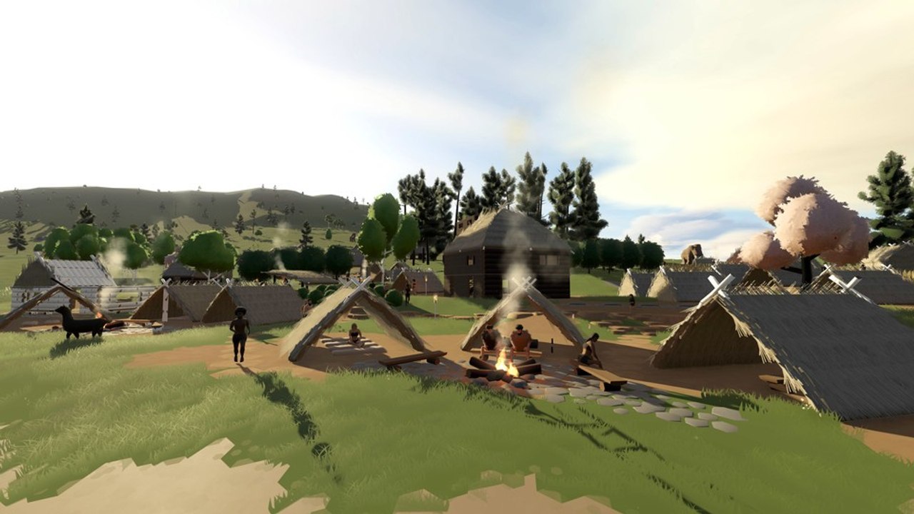 In der Aufbau-Sandbox Sapiens erschafft ihr eure eigene Steinzeitkultur