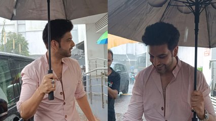 Karan Kundrra इतनी भारी बारिश में ऐसे पहुंचे Dance Deewane Junior के सेट पर | FilmiBeat *TV