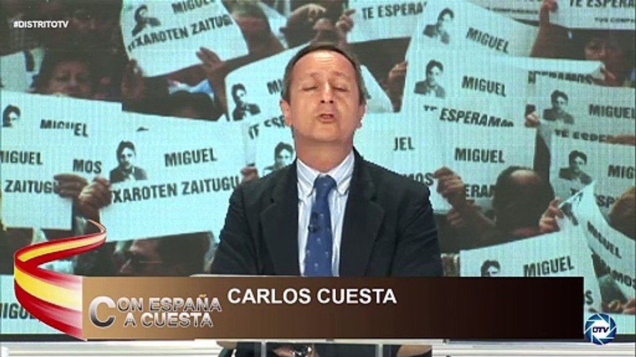 Carlos Cuesta: Sánchez reivindica independencia al país Vasco, en pleno homenaje a Miguel Ángel Blanco