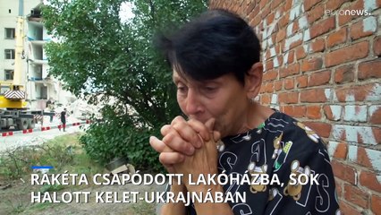 Orosz rakéta csapódott egy ukrajnai lakóházba, sokan meghaltak