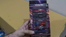 Unboxing and Review of Avengers Die cast Metal car Collection for Kids (4 pcs ) Race Cars