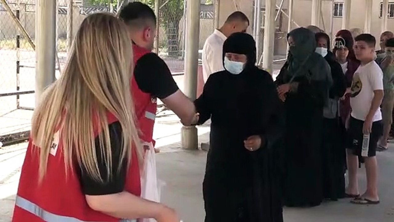 Türk Kızılay Kerkük'te 1250 aileye kurban eti ulaştırdı