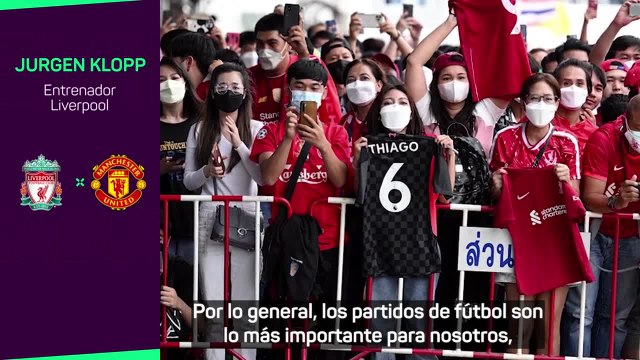 Klopp: Nosotros no jugamos amistosos contra el Manchester United