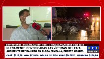 ¡Identificadas! las seis víctimas de aparatoso accidente vial en la aldea Campana, Puerto Cortés