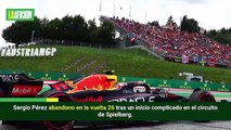 ¡No hubo remontada! 'Checo' Pérez abandona el Gran Premio de Austria 2022