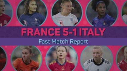 France 5-1 Italy – Fast Match Report