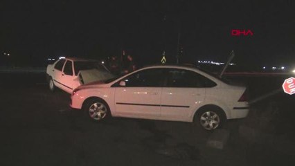 ŞANLIURFA-ŞANLIURFA'DA İKİ OTOMOBİL ÇARPIŞTI 5 YARALI