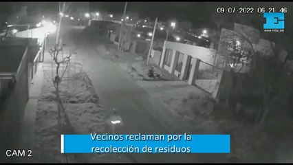 Vecinos reclaman por la recolección de residuos