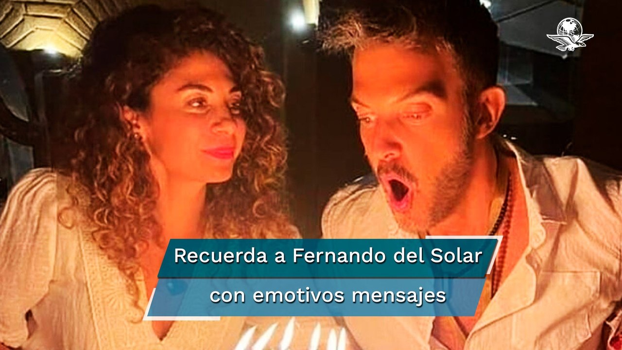 Viuda de Fer del Solar reveló cómo le ha hecho para enfrentar su ausencia