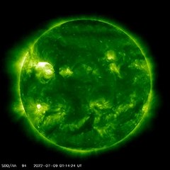 Mini Solar Flare Swarm