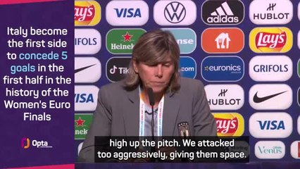 Italy played into France's hands - coach Bertolini