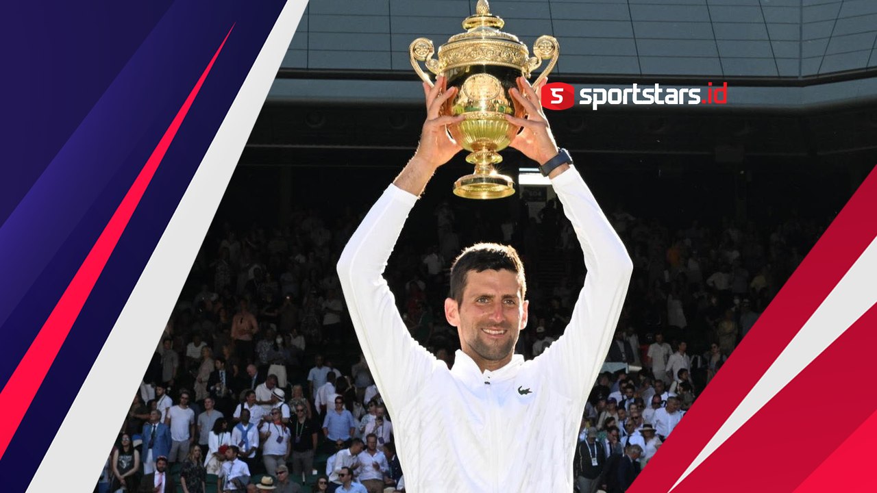 Taklukkan Nick Kyrgios, Novak Djokovic Sabet Gelar Ketujuh Wimbledon