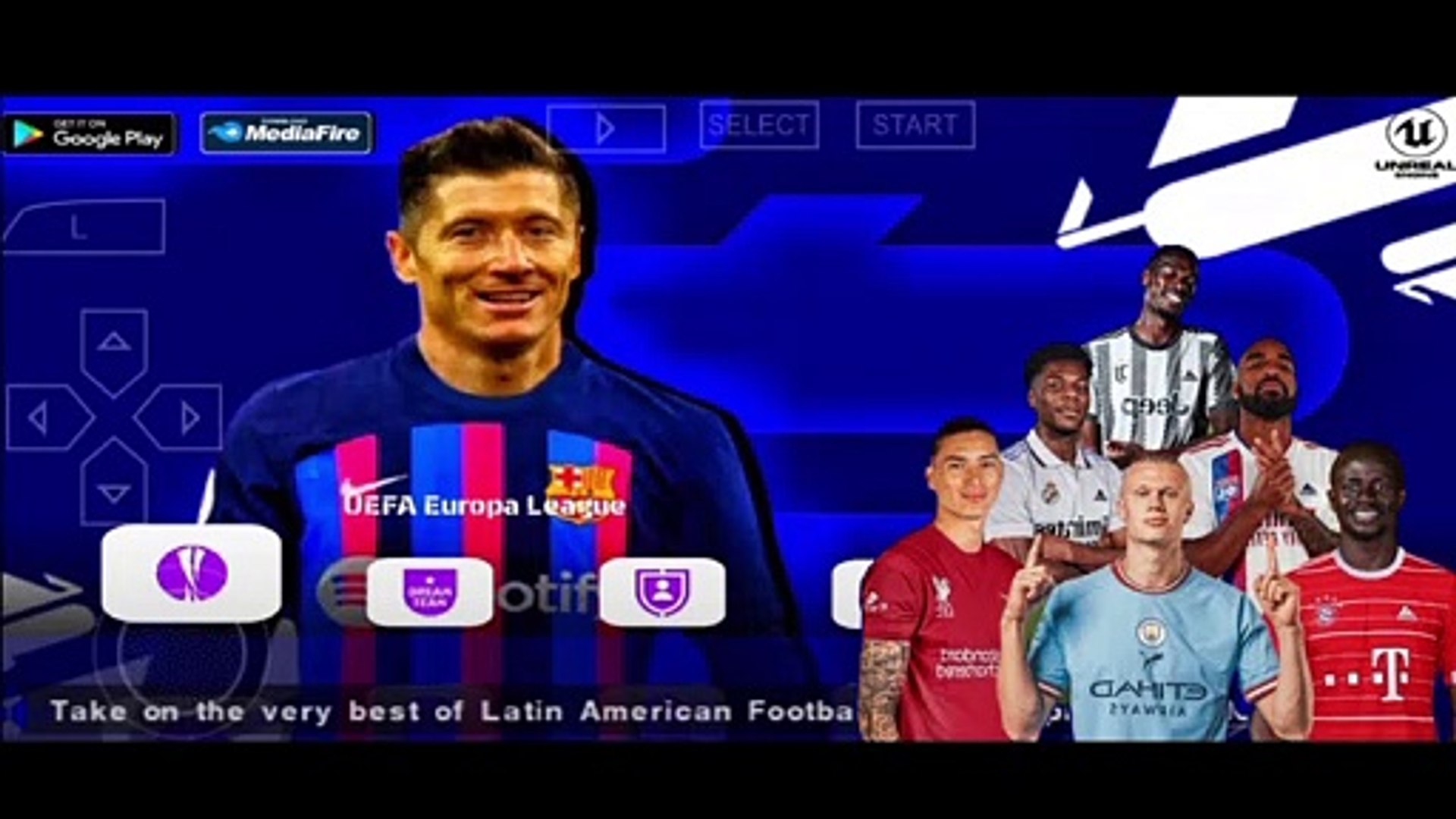 eFootball PES 2023 PPSSPP Camera PS5 Kits 2023 Android Download