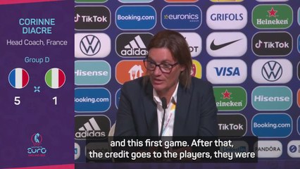 Credit goes to the players for Italy rout - Diacre